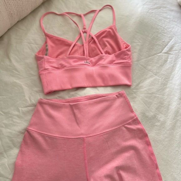 Alo Yoga GODDESS Bra + leggings SET - Picture 8 of 12